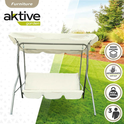 Outdoor Patio Swing Bench with Canopy – Comfortable Garden Seating