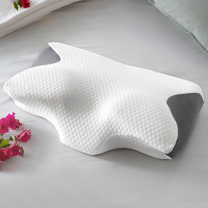 Oreiller cervical – Contours ergonomiques | Mousse à mémoire de forme pour le soutien cervical