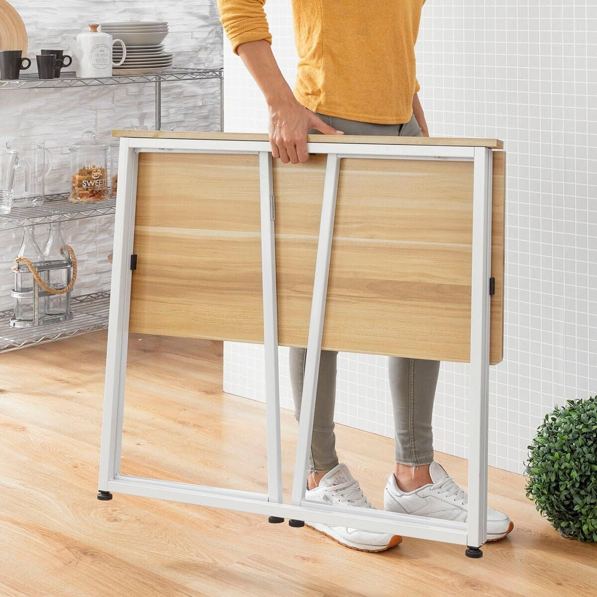 Platzsparender Klappschreibtisch – Modernes Design, multifunktional – Für Zuhause & Büro