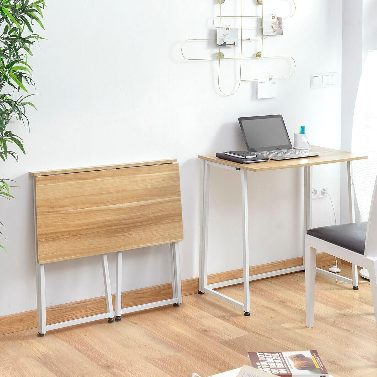 Platzsparender Klappschreibtisch – Modernes Design, multifunktional – Für Zuhause & Büro