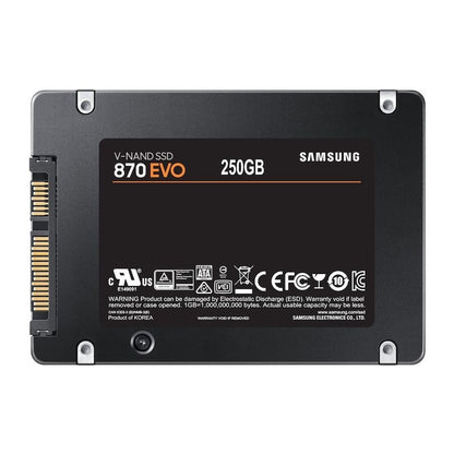 Hard Drive Samsung 870 EVO 250 GB SSD