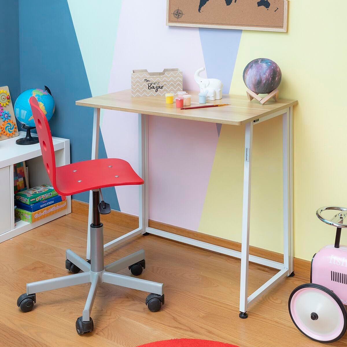 Platzsparender Klappschreibtisch – Modernes Design, multifunktional – Für Zuhause & Büro