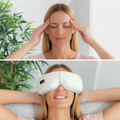 4-in-1 Eye Massager with Heat, Air Compression & Vibration
