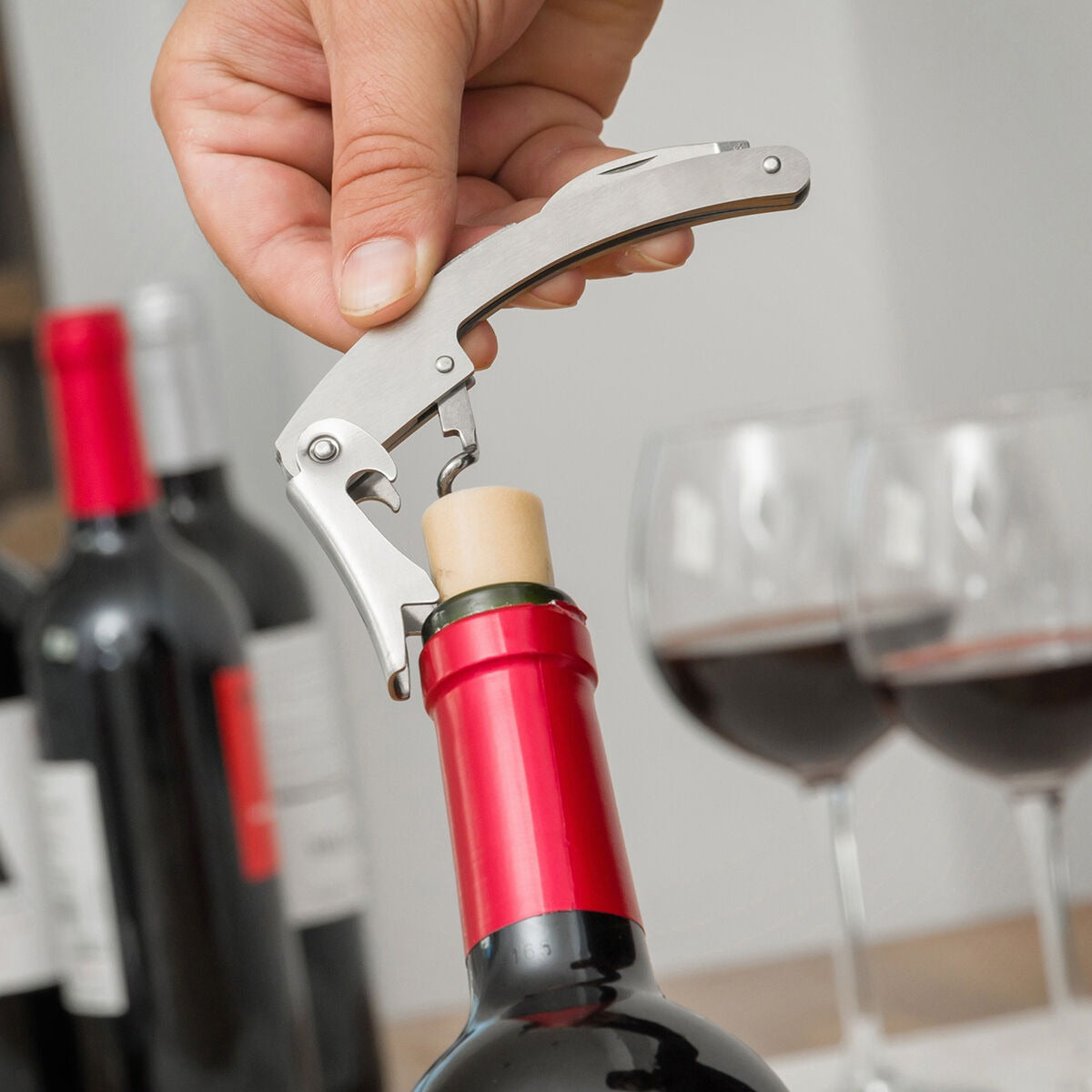 Coffret cadeau tire-bouchon et accessoires de vin 5 pièces