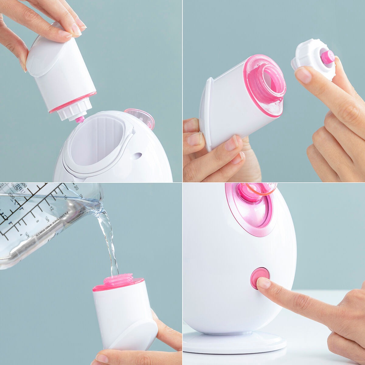 Nano Ionic Facial Steamer & Electric Pore Hydrating Sauna for Face Care