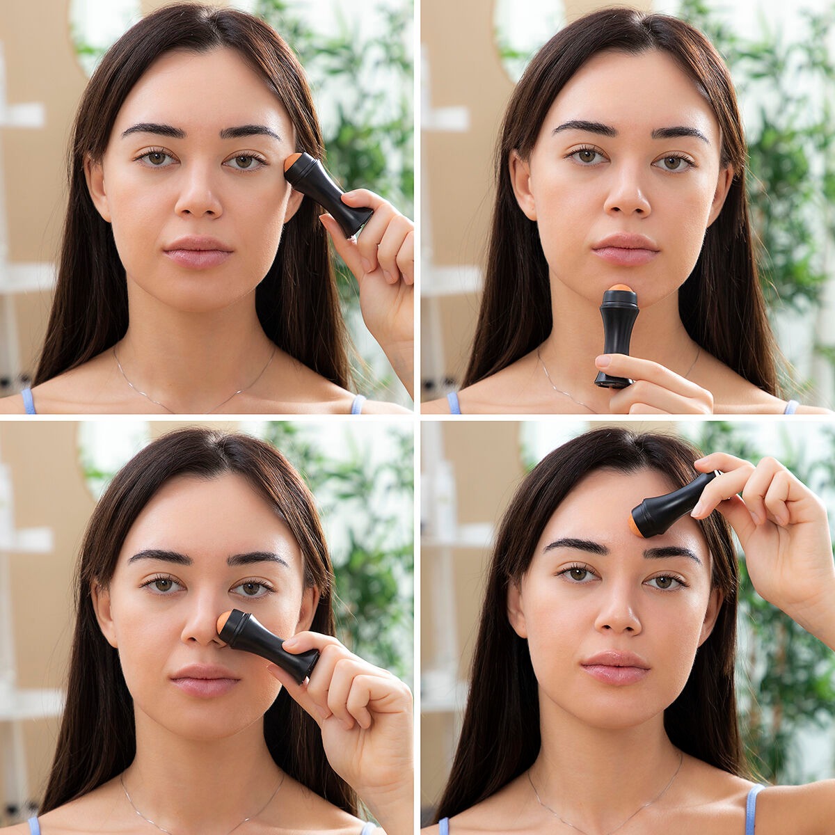 Volcanic Stone Face Roller for Oil Control & Mattifying Skincare