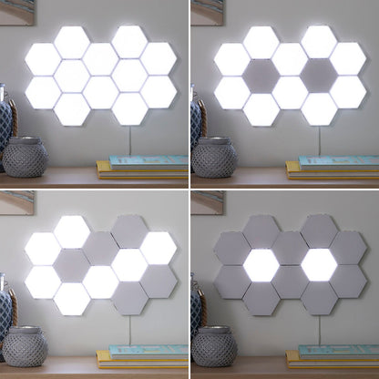 Tilight X3 Modular LED Wall Touch Lights – Magnetic Hexagon Design