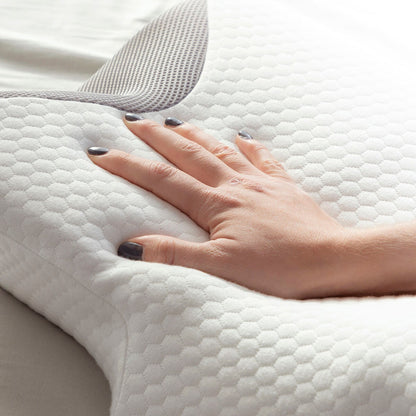 Oreiller cervical – Contours ergonomiques | Mousse à mémoire de forme pour le soutien cervical