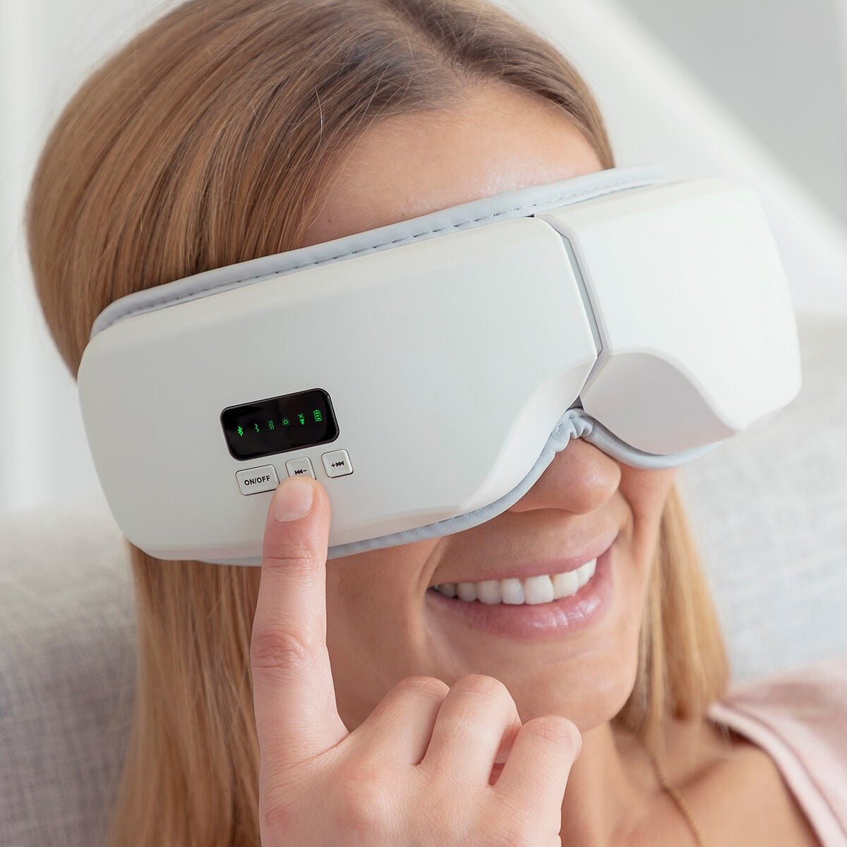 4-in-1 Eye Massager with Heat, Air Compression & Vibration