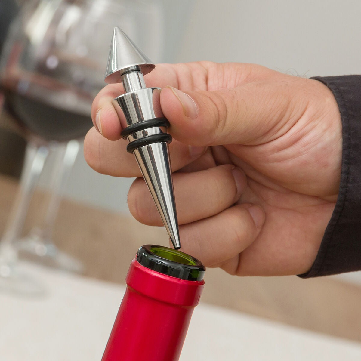 Coffret cadeau tire-bouchon et accessoires de vin 5 pièces