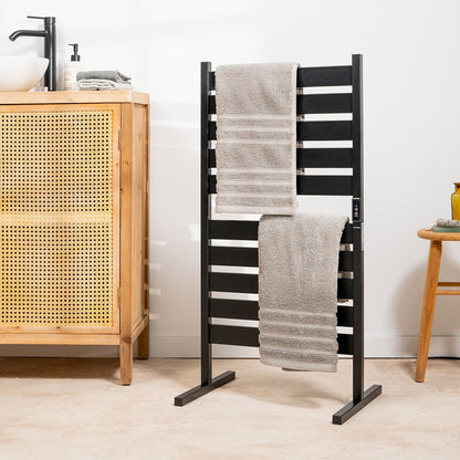 Electric Towel Warmer – 10 Bars, Wall/Floor Mount | Carbon Steel