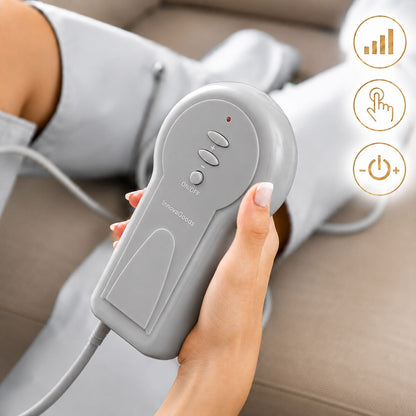 Air Compression Leg Massager Set for Thighs, Calves & Feet with Hand Controller