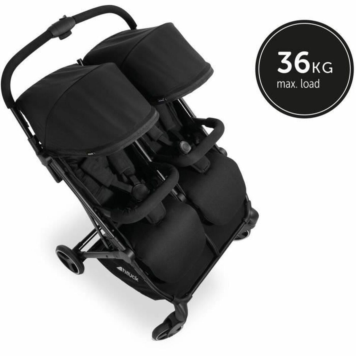 Best Foldable Twin Baby Stroller with Independent Canopies & Storage Basket