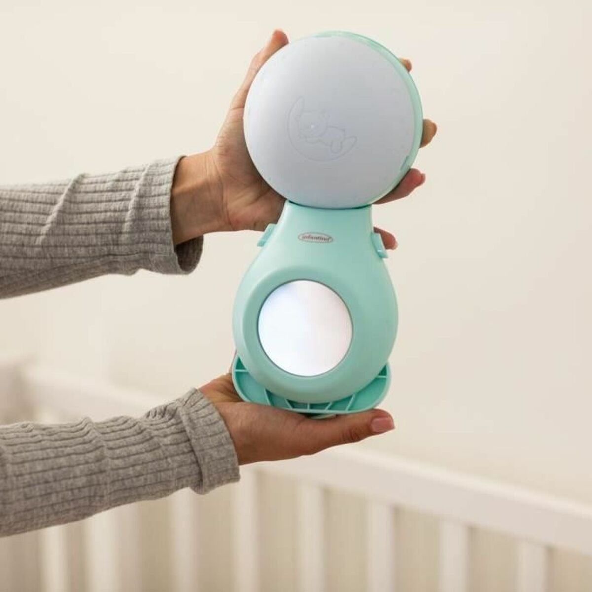 3-in-1 Baby-Nachtlicht & Soundmaschine – Tragbare beruhigende Schlafhilfe