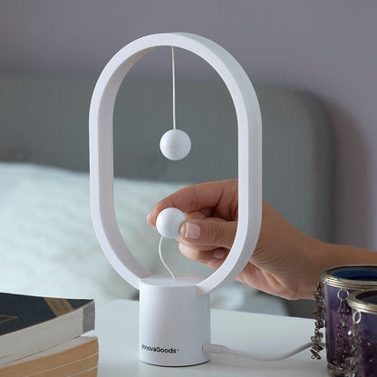 Magnetic Floating LED Lamp – Modern USB Rechargeable Decorative Table Light