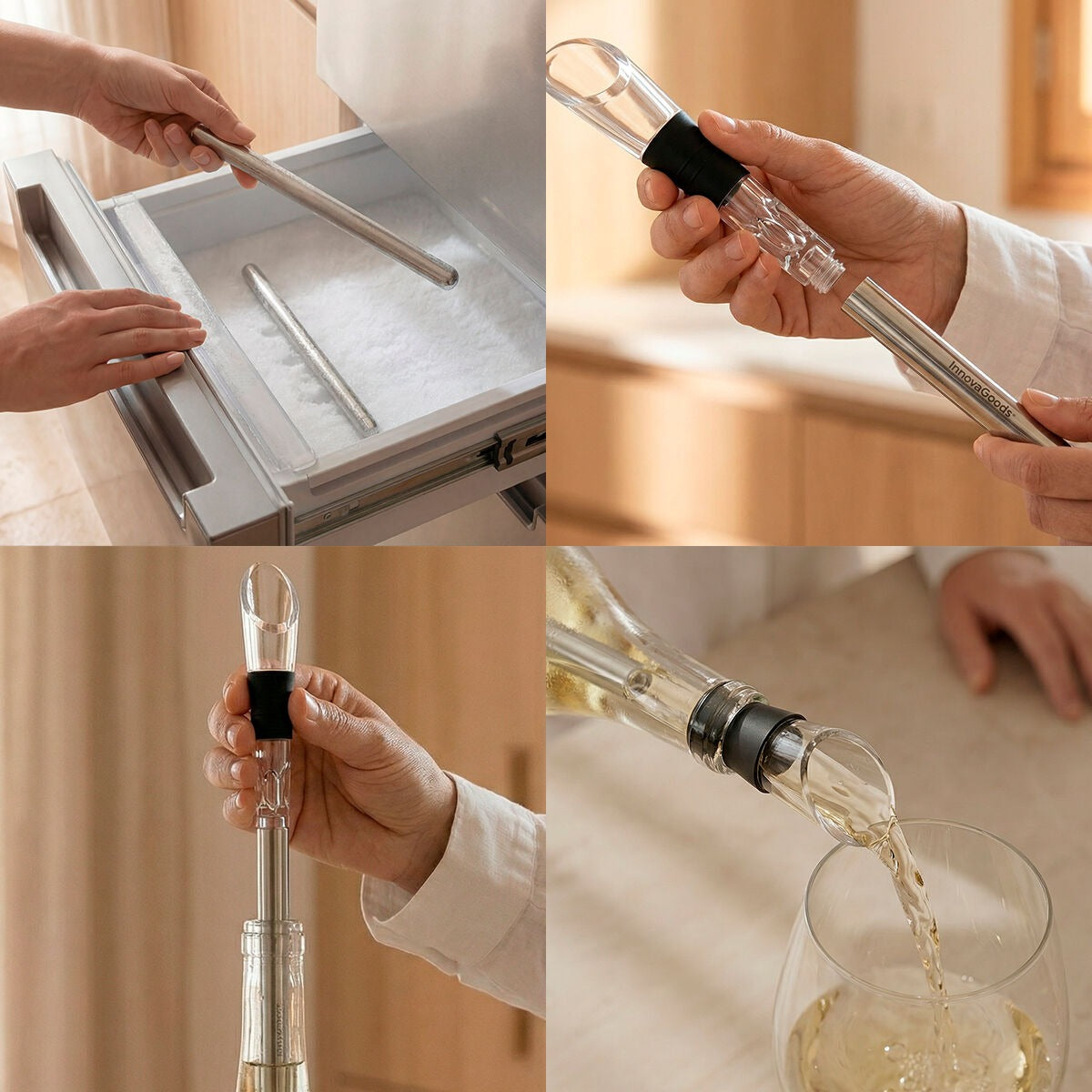 Coffret d'accessoires de vin 7 pièces – Coffret cadeau de vin professionnel