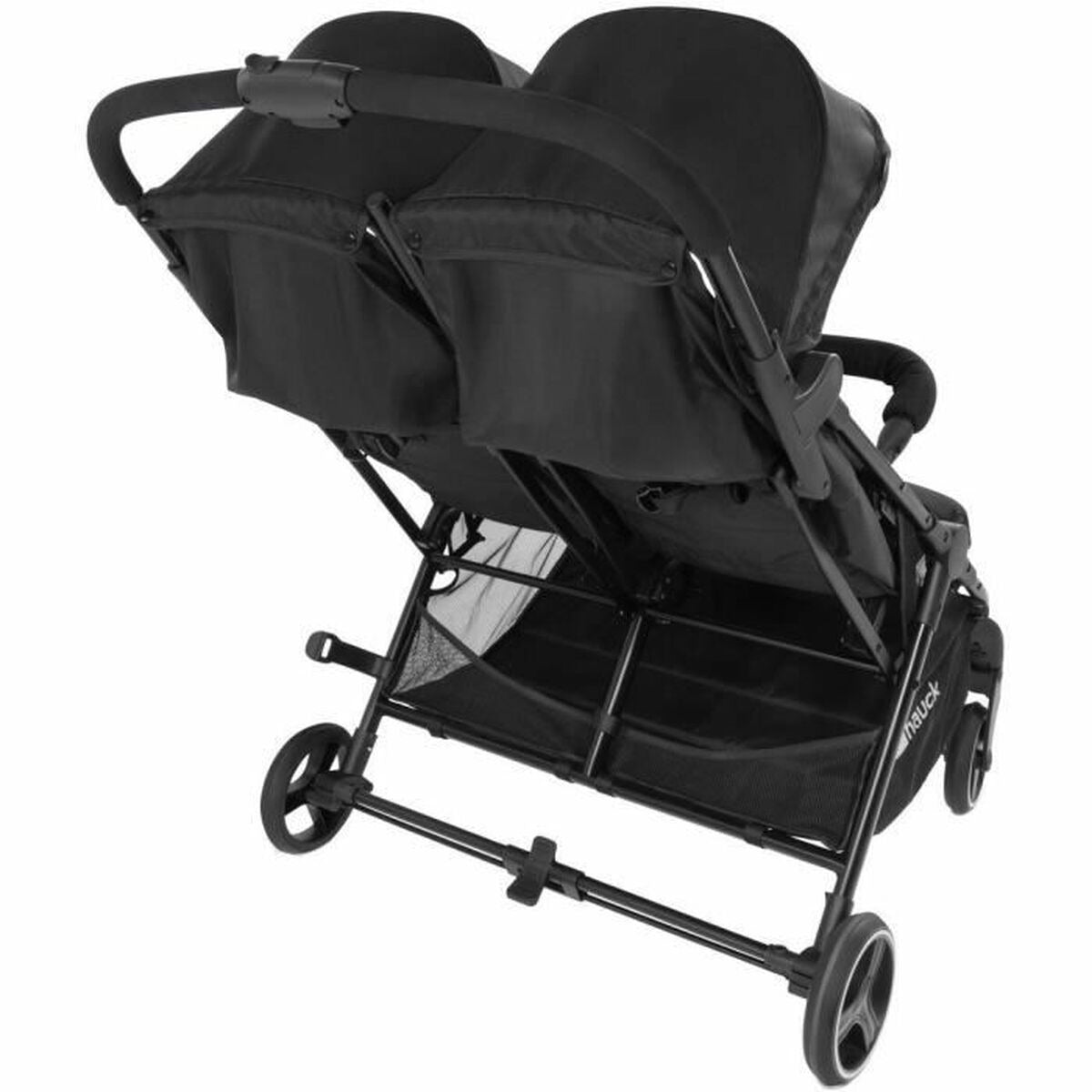 Best Foldable Twin Baby Stroller with Independent Canopies & Storage Basket