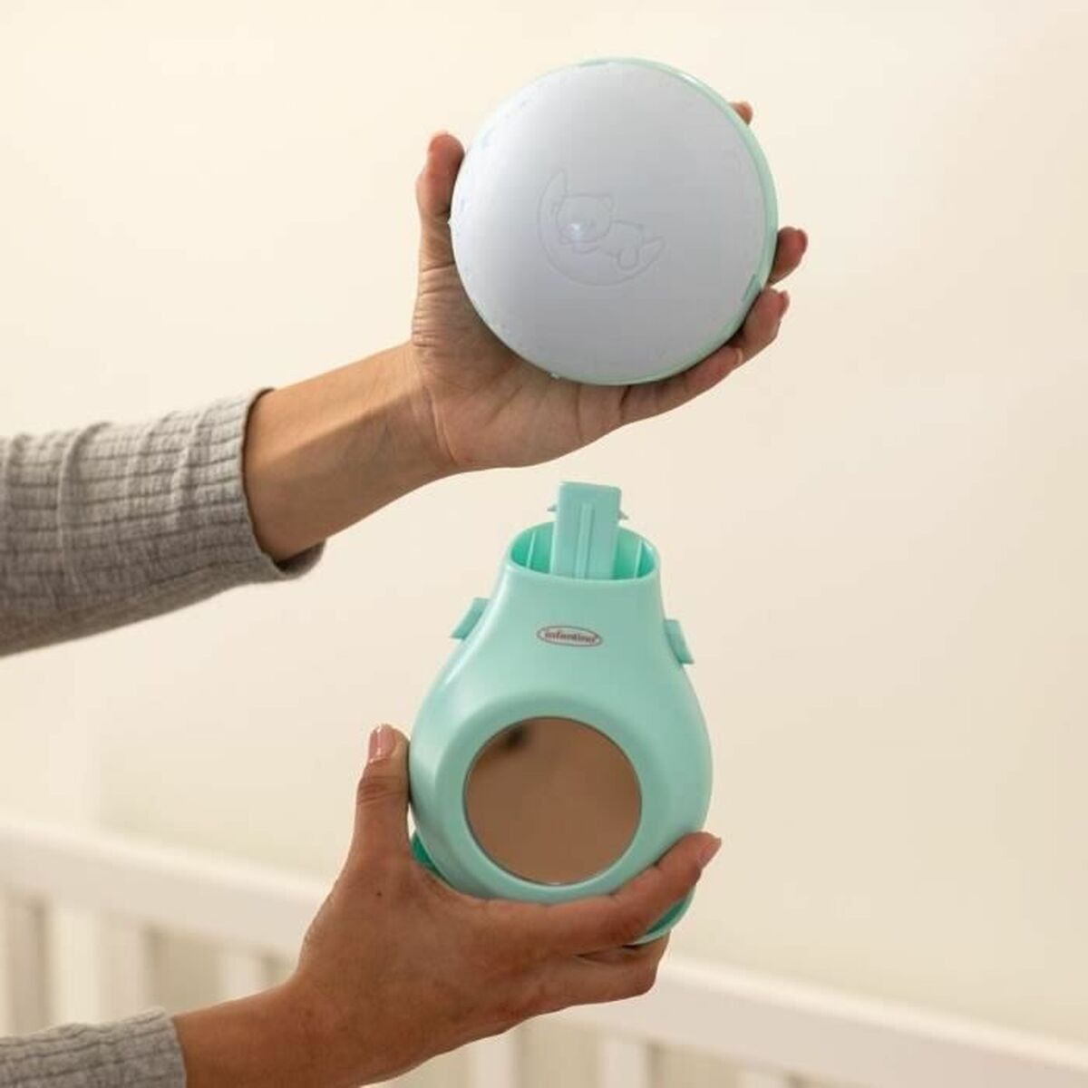 3-in-1 Baby-Nachtlicht & Soundmaschine – Tragbare beruhigende Schlafhilfe