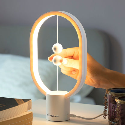Magnetic Floating LED Lamp – Modern USB Rechargeable Decorative Table Light