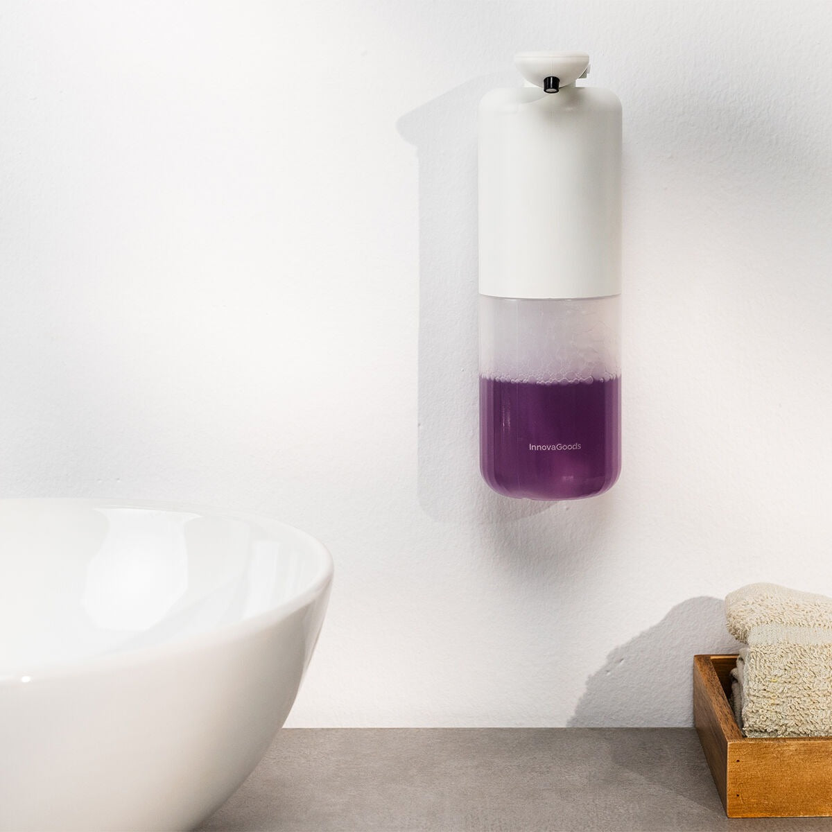 Touchless Rechargeable Automatic Soap Dispenser – 350ml IPX5 USB-C