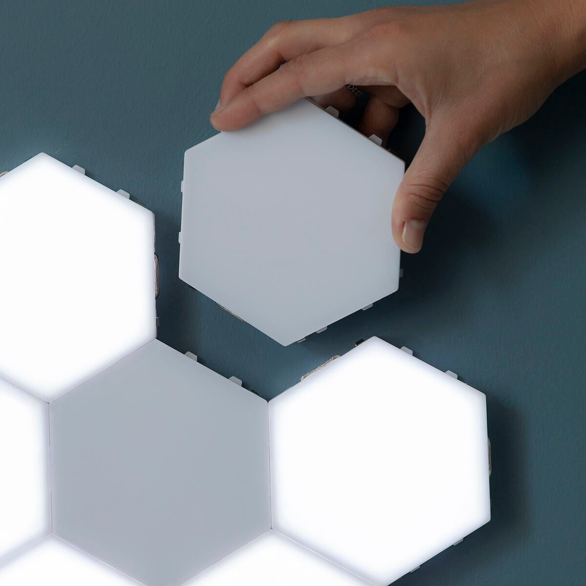 Tilight X3 Modular LED Wall Touch Lights – Magnetic Hexagon Design