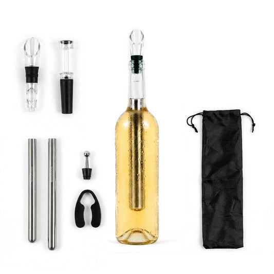 7-teiliges Weinzubehör-Set – Professionelles Weingeschenkset