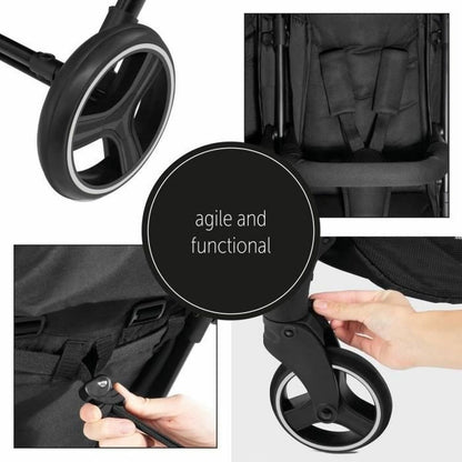 Best Foldable Twin Baby Stroller with Independent Canopies & Storage Basket