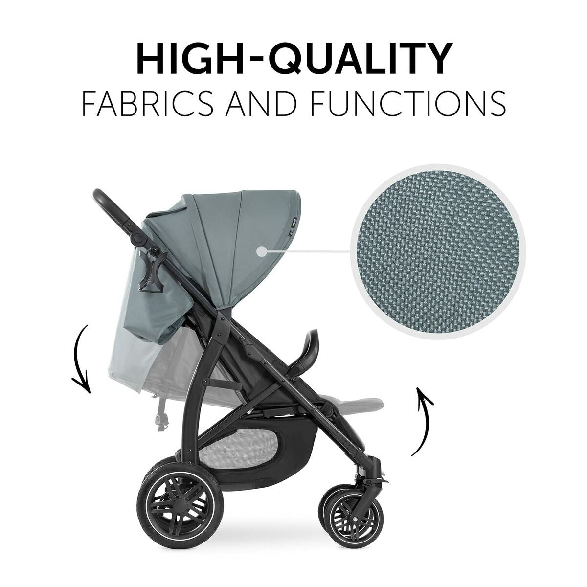 Lightweight Foldable Baby Stroller Pushchair with Sun Canopy & Cup Holder