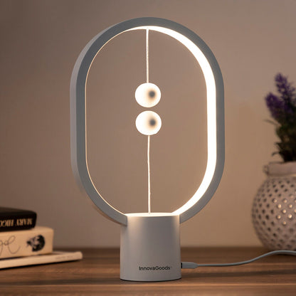 Magnetic Floating LED Lamp – Modern USB Rechargeable Decorative Table Light