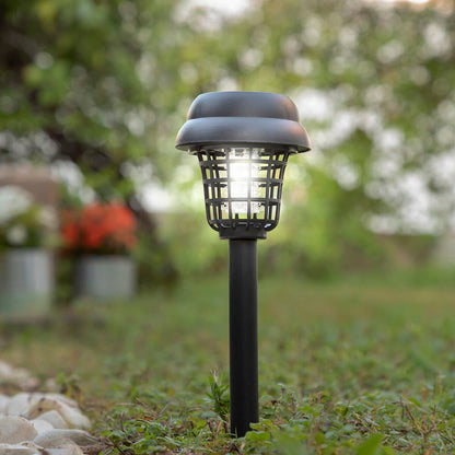 Solar-Powered LED Insect & Mosquito Killer Garden Light – Automatic Outdoor Bug Zapper