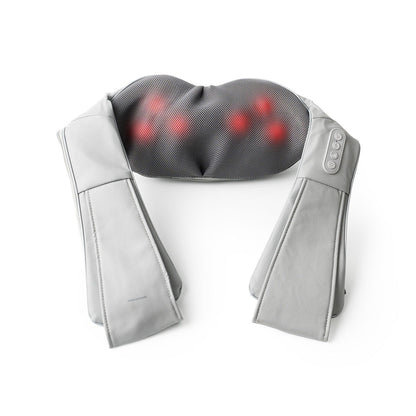 Electric Shiatsu Neck & Shoulder Massager – Heated Deep Tissue Massage Wrap