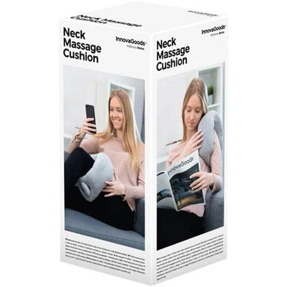 Electric Neck Massager with Heat – Relaxing Cervical Massage Pillow for Home & Travel