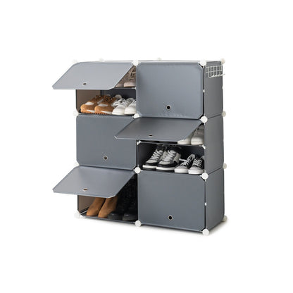 Modular Shoe Storage Cabinet – Stackable Space-Saving Organizer