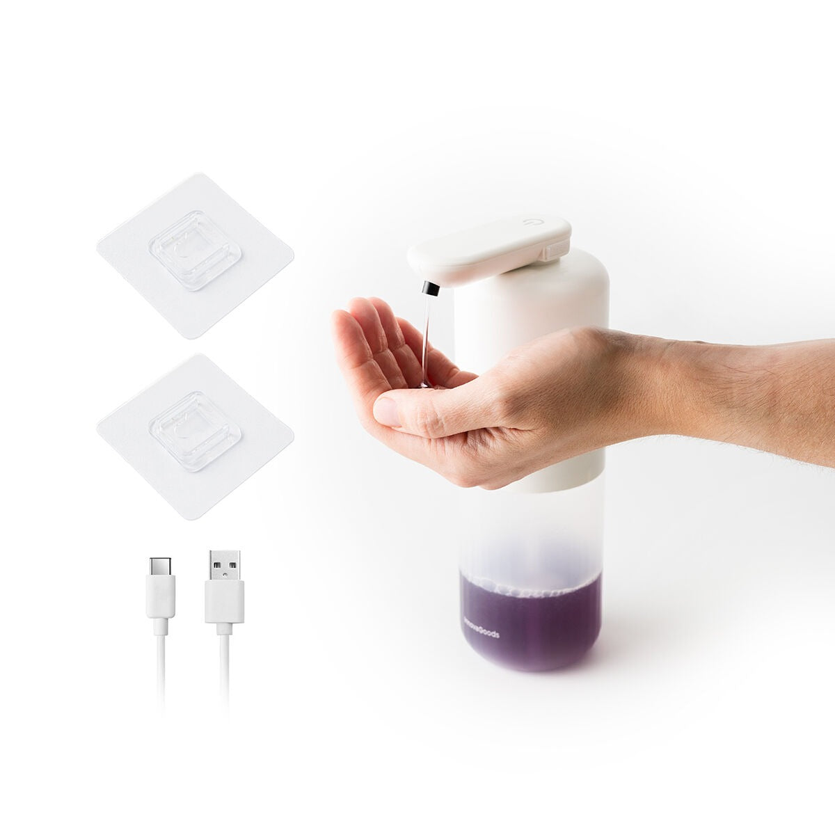 Touchless Rechargeable Automatic Soap Dispenser – 350ml IPX5 USB-C