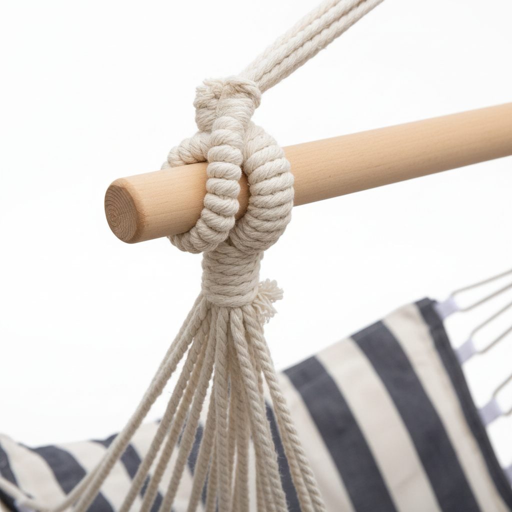 Rope and wood detail