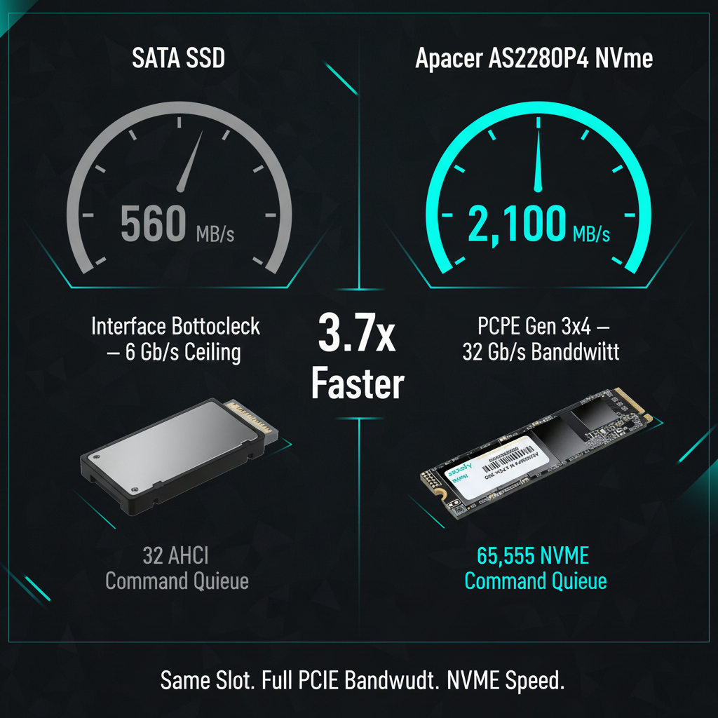 SATA vs NVMe comparison